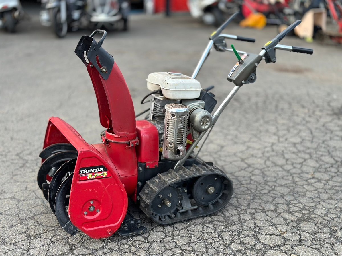 新潟】ホンダ 除雪機 HS-50J 要整備 中古 5馬力 除雪幅50cm 新潟】ホンダ 除雪機 HS-50J 要整備 中古 5馬力 除雪幅50cm