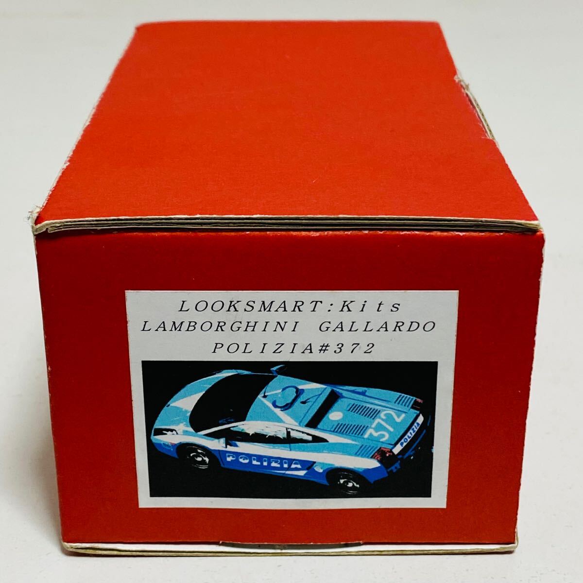 【未組立品】LOOKSMART ルックスマート 1/43 LAMBORGHINI GALLARDO POLIZIA #372 ランボルギーニ ガヤルド ポリッツィア キット 現状品