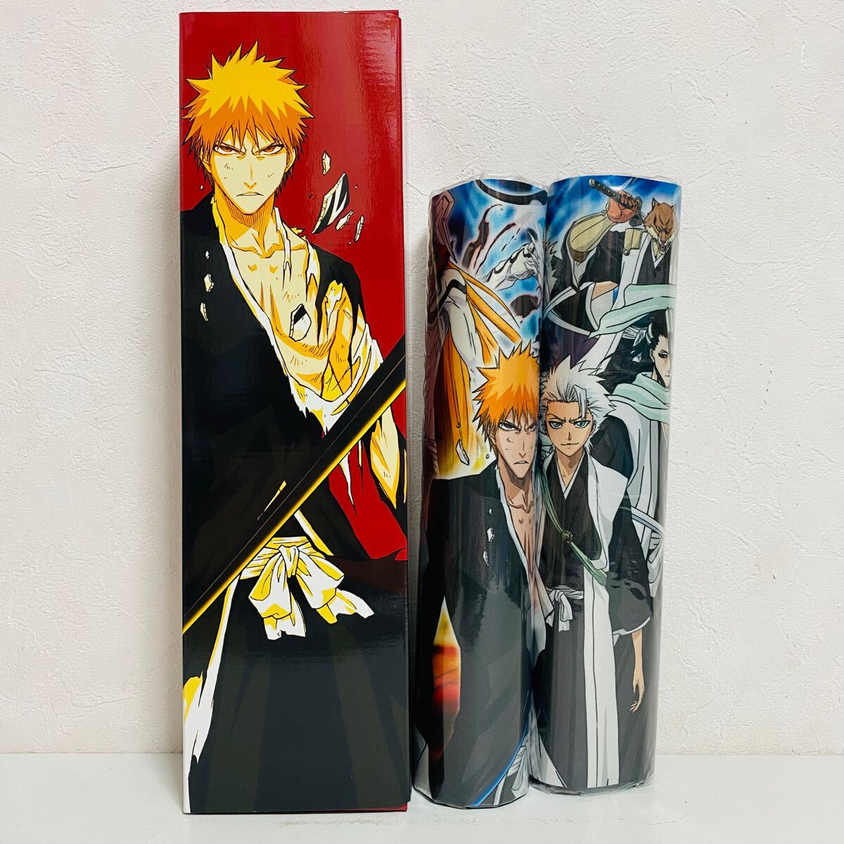 【美品】BANDAI バンダイ BLEACH ブリーチ ソウルカードバトル セレクションBOX プレイマット 2種 ストレージ セット カード類欠品