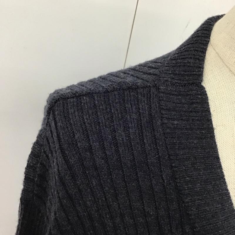 ZARA M Zara кардиган длинный рукав 5507 106 407 V шея длинный длина Cardigan темно-синий / темно-синий / 10122489