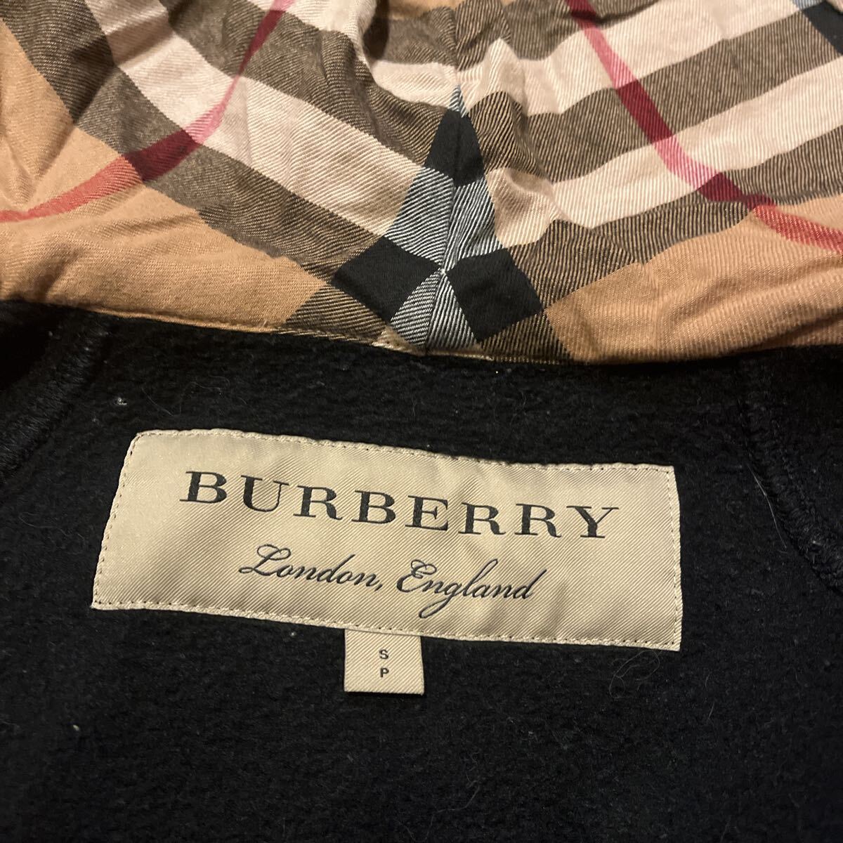 BURBERRY バーバリー 黒 ジップアップパーカー レディースS BURBERRY バーバリー 黒 ジップアップパーカー レディースS