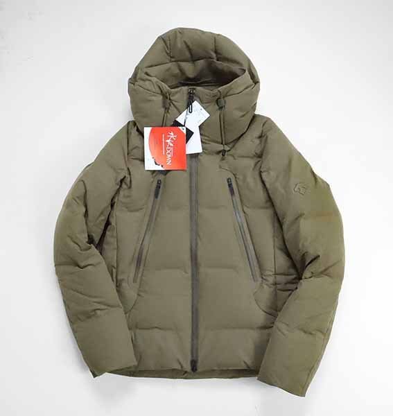 未使用 DESCENTE ALLTERRAIN x JOURNAL STANDARD [水沢ダウン最高峰モデル] MOUNTAINEER ダウンジャケット 希少*カーキ S デサント ◆BT17
