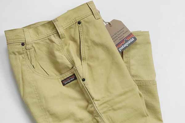 未使用 patagonia ダブルニー パンツ ラタンベージュ サイズ30 (ショートレングス) ◆ ヘンプキャンバス クロップド パタゴニア ◆BT14