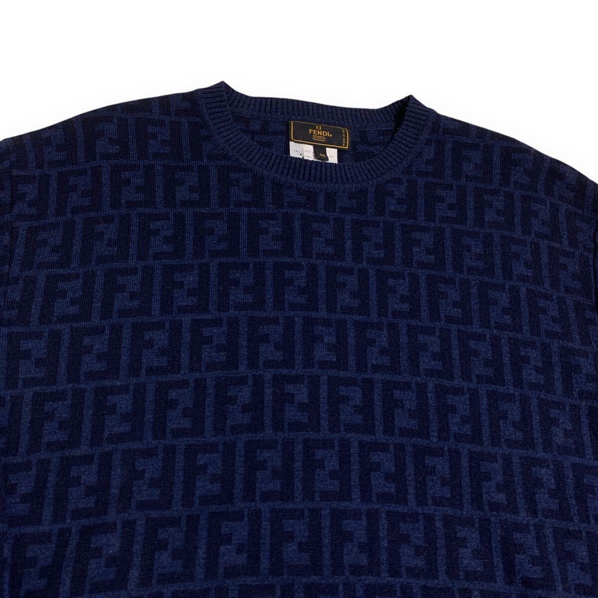 使用感少/希少Lサイズ】 フェンディ FENDI ニット セーター 使用感少/希少Lサイズ】 フェンディ FENDI ニット セーター