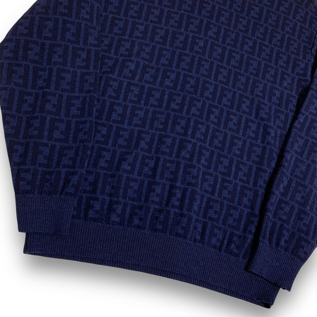 使用感少/希少Lサイズ】 フェンディ FENDI ニット セーター 使用感少/希少Lサイズ】 フェンディ FENDI ニット セーター