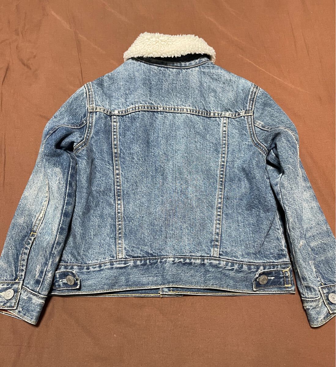 KIDS GAP PENDLETON DENIM JACKET Kids Gap авторучка доллар тонн Denim стеганная куртка SMALL
