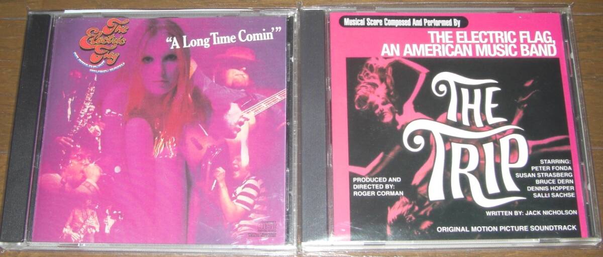 CD2枚セット THE ELECTRIC FLAG An American Music Band / A LONG TIME COMIN' / The Trip エレクトリック・フラッグ まとめて