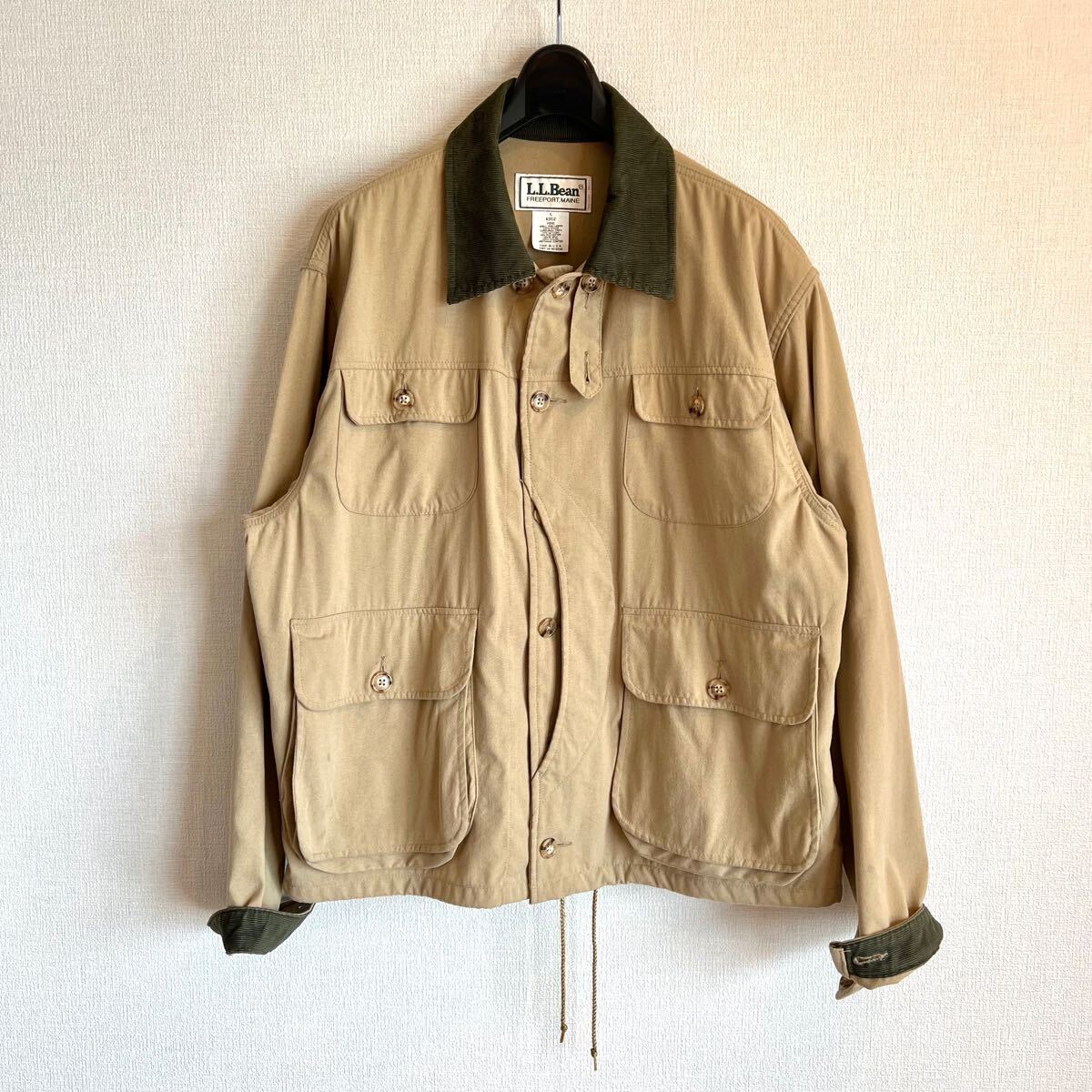80s ヴィンテージ エルエルビーン ワーデン ジャケット L USA製 フィッシング パタゴニア ラルフローレン ランズエンド