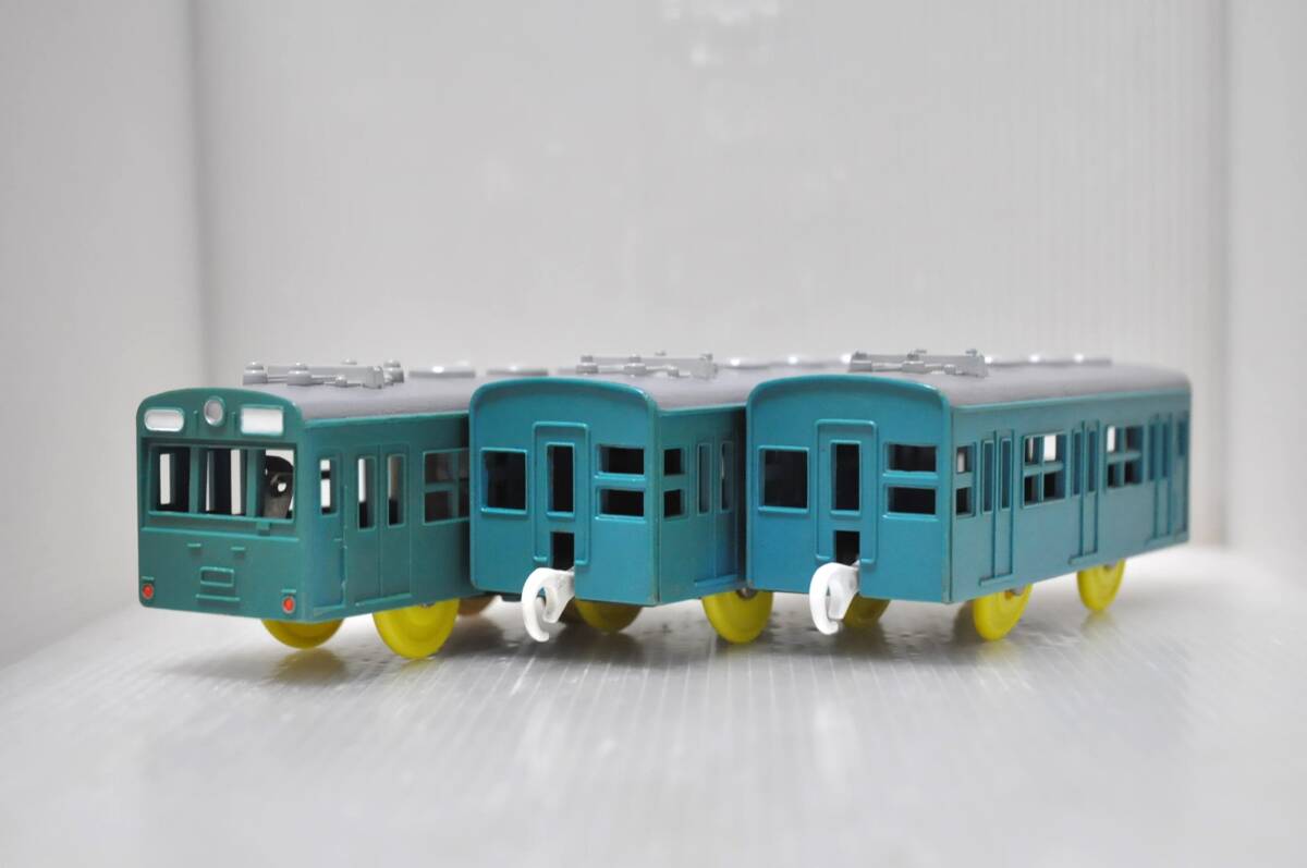 ロピア 爆買い プラレール【103系 スカイブルー・エメラルドグリーン 通勤電車 車両単品