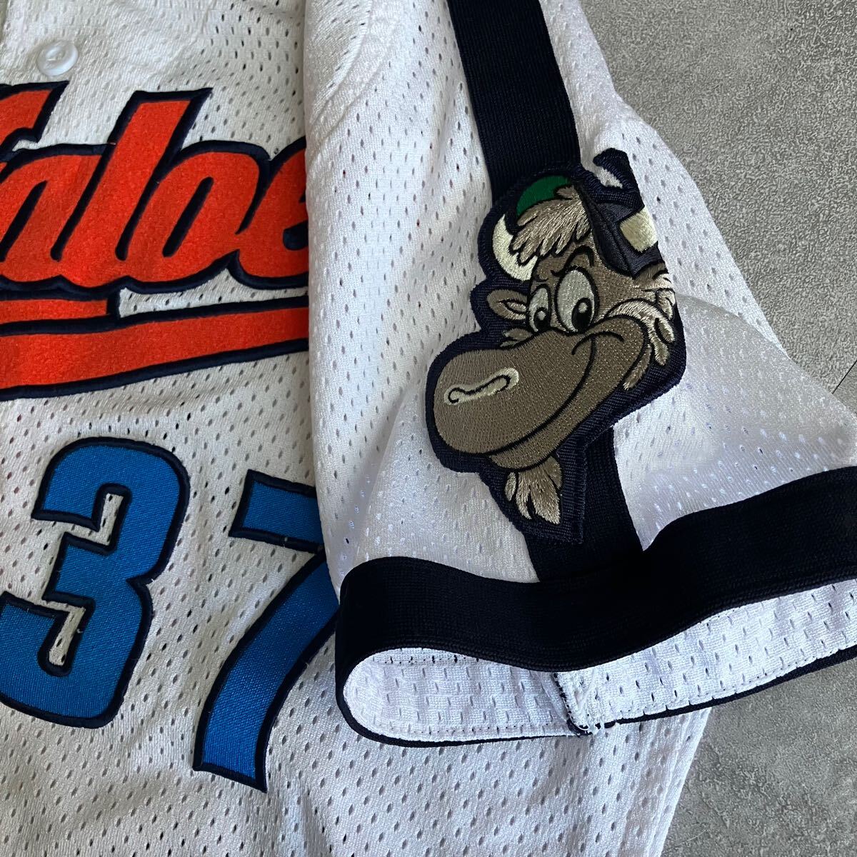 近鉄バファローズ　内匠政博 応援刺繍ユニフォーム 大阪近鉄バファローズ 内匠政博 実使用ユニホーム 2002年 背番号