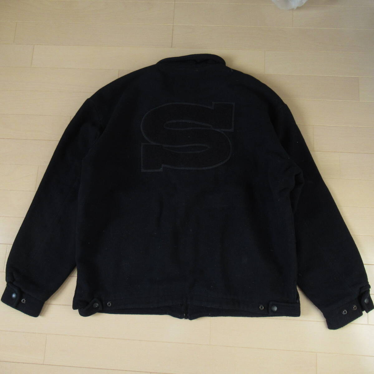 即決送込 希少モデル 90s USA製 STUSSY メルトンジャケット 即決送込 希少モデル 90s USA製 STUSSY メルトンジャケット