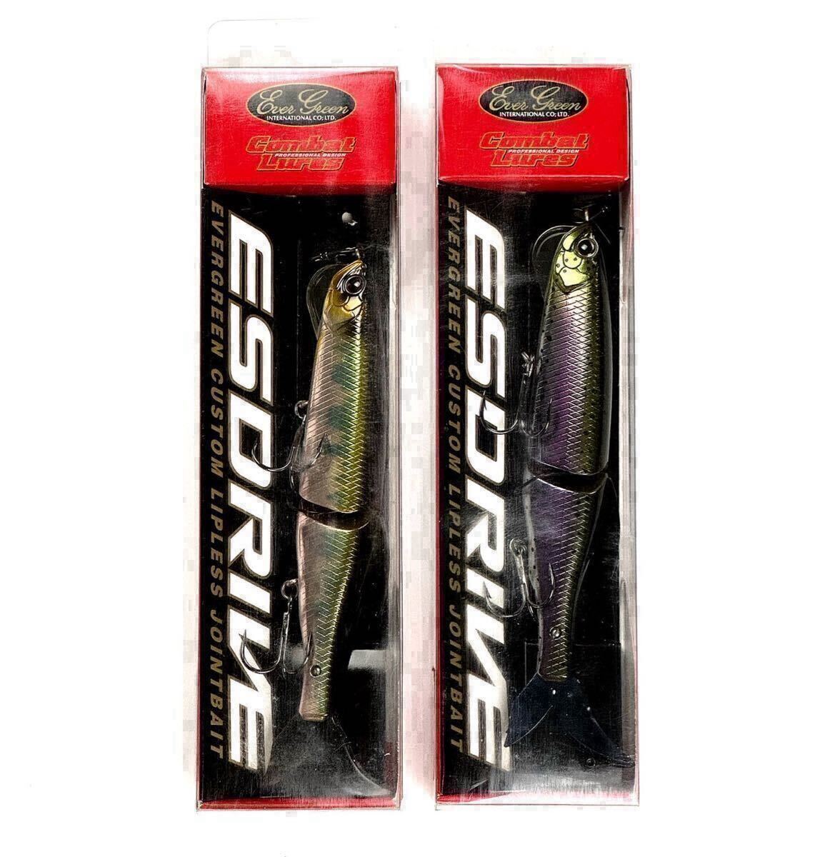 【新品未使用品・送料無料】エバーグリーン エスドライブ 17.0㌢42.0g 2個セット!ED-01_画像2