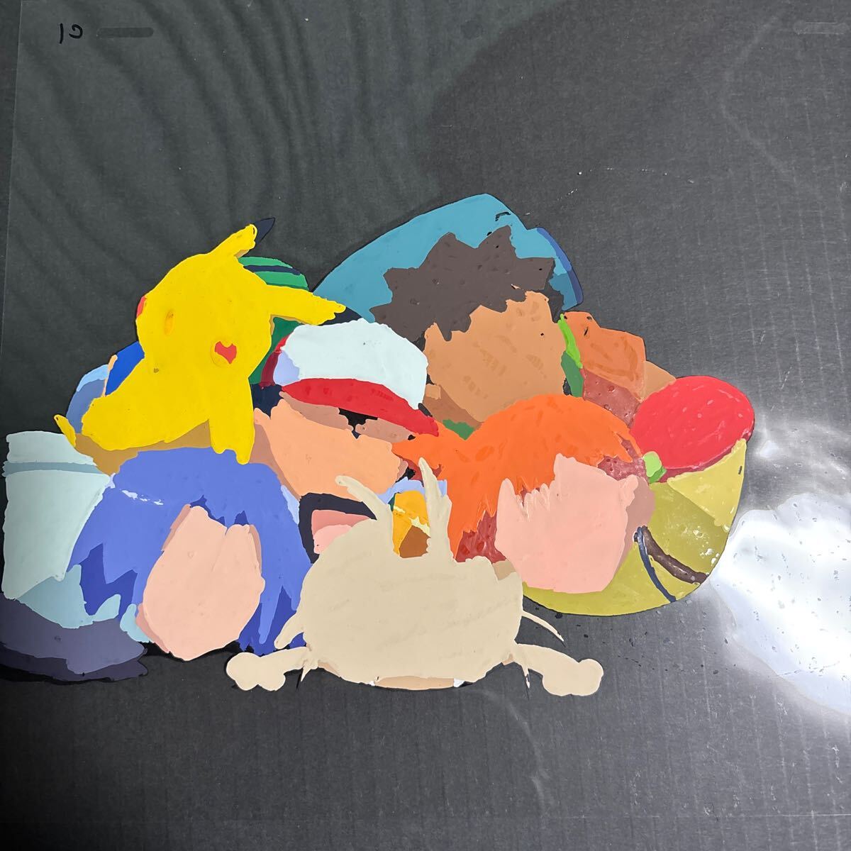 美品 ポケットモンスター 無印アニメ POCKETMONSTERS 直筆絵 美品 ポケットモンスター 無印アニメ POCKETMONSTERS 直筆絵