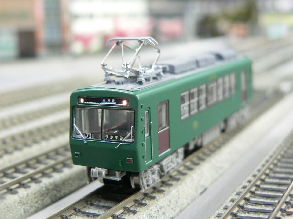 もけいや松原*ライト点灯特製品 福井鉄道201編成標準塗装 M付 もけいや松原*ライト点灯特製品 福井鉄道201編成標準塗装 M付