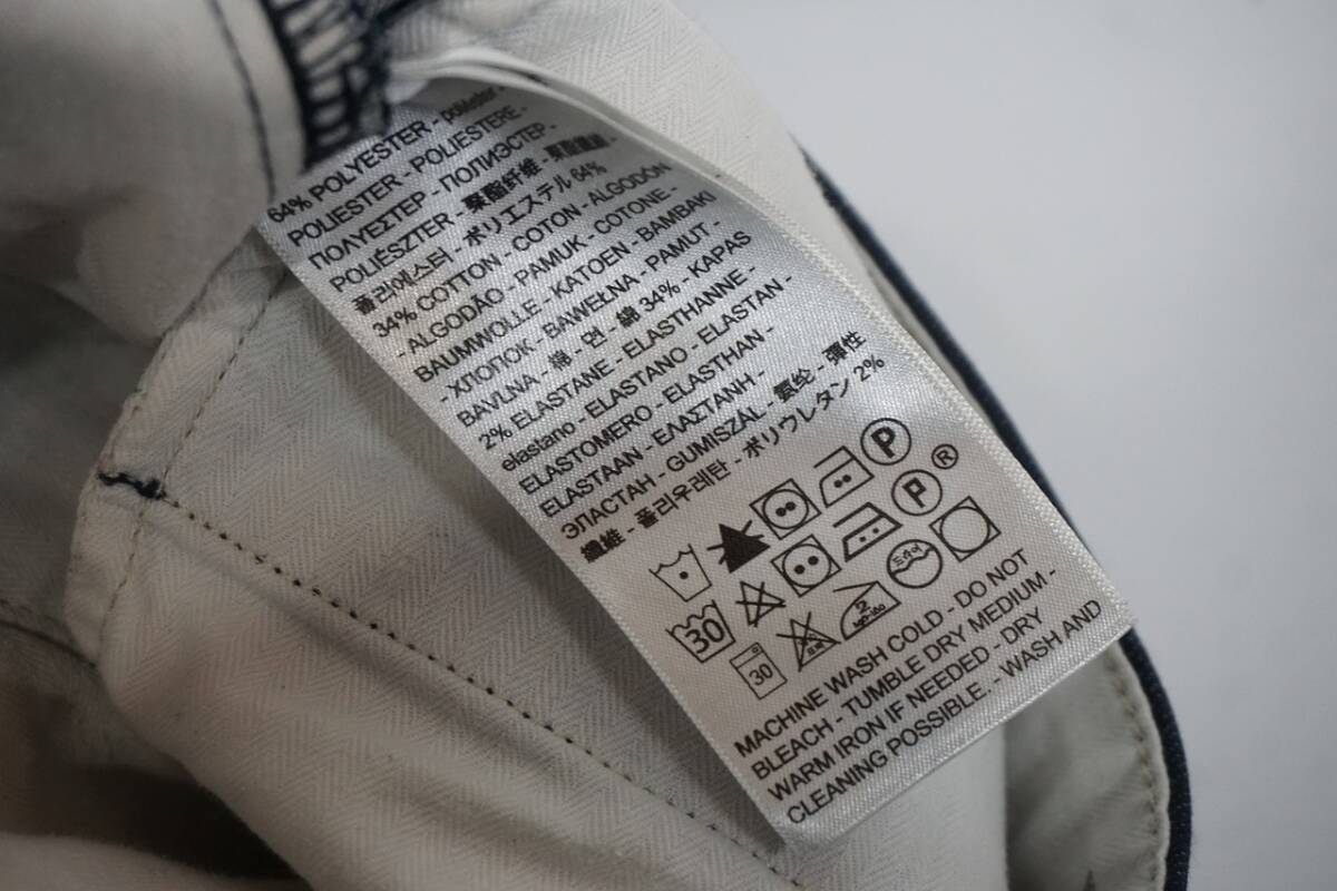 正規 Levisリーバイス STA-PREST XX CHINO ストレート チノ ストレッチ スタプレ スタプレスト パンツ 39662-0018 紺 W32L32 本物 1228O★1_画像8