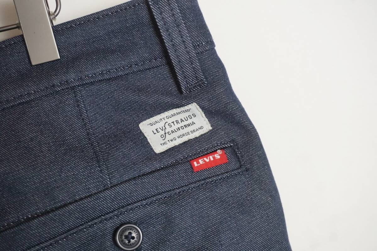 正規 Levisリーバイス STA-PREST XX CHINO ストレート チノ ストレッチ スタプレ スタプレスト パンツ 39662-0018 紺 W32L32 本物 1228O★1_画像4