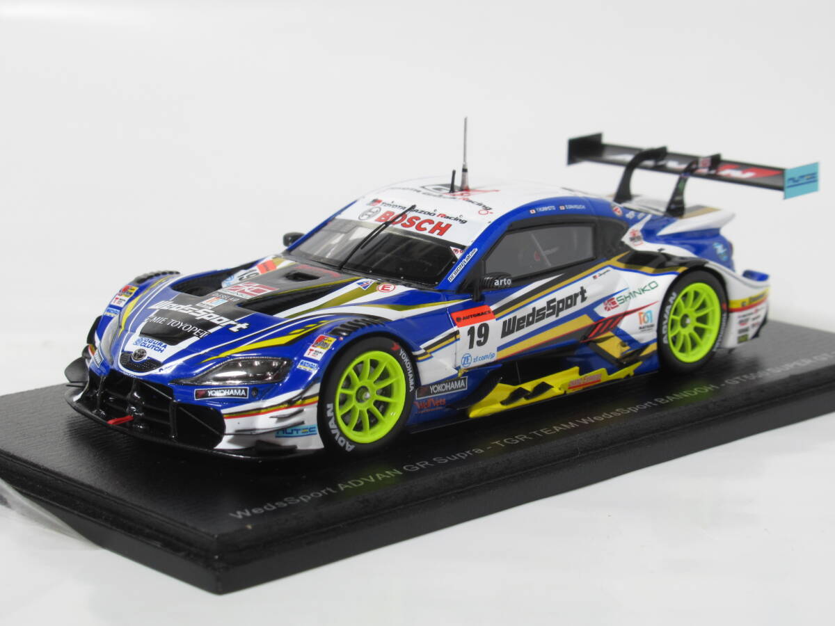 1/43 ウェッズ スポーツ アドバン GR スープラ TGR チーム ウェッズ スポーツ バンドウ #19 スーパーGT GT500 2022