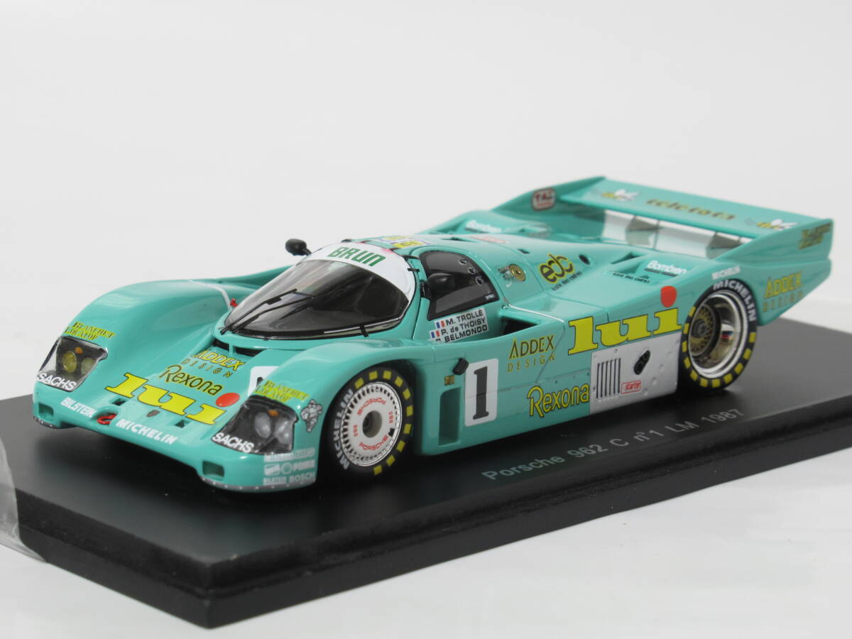 1/43 ポルシェ 962C ブルン #1 ルマン 1987 - レーシングカー 1/43 ポルシェ 962C ブルン #1 ルマン 1987 - レーシングカー