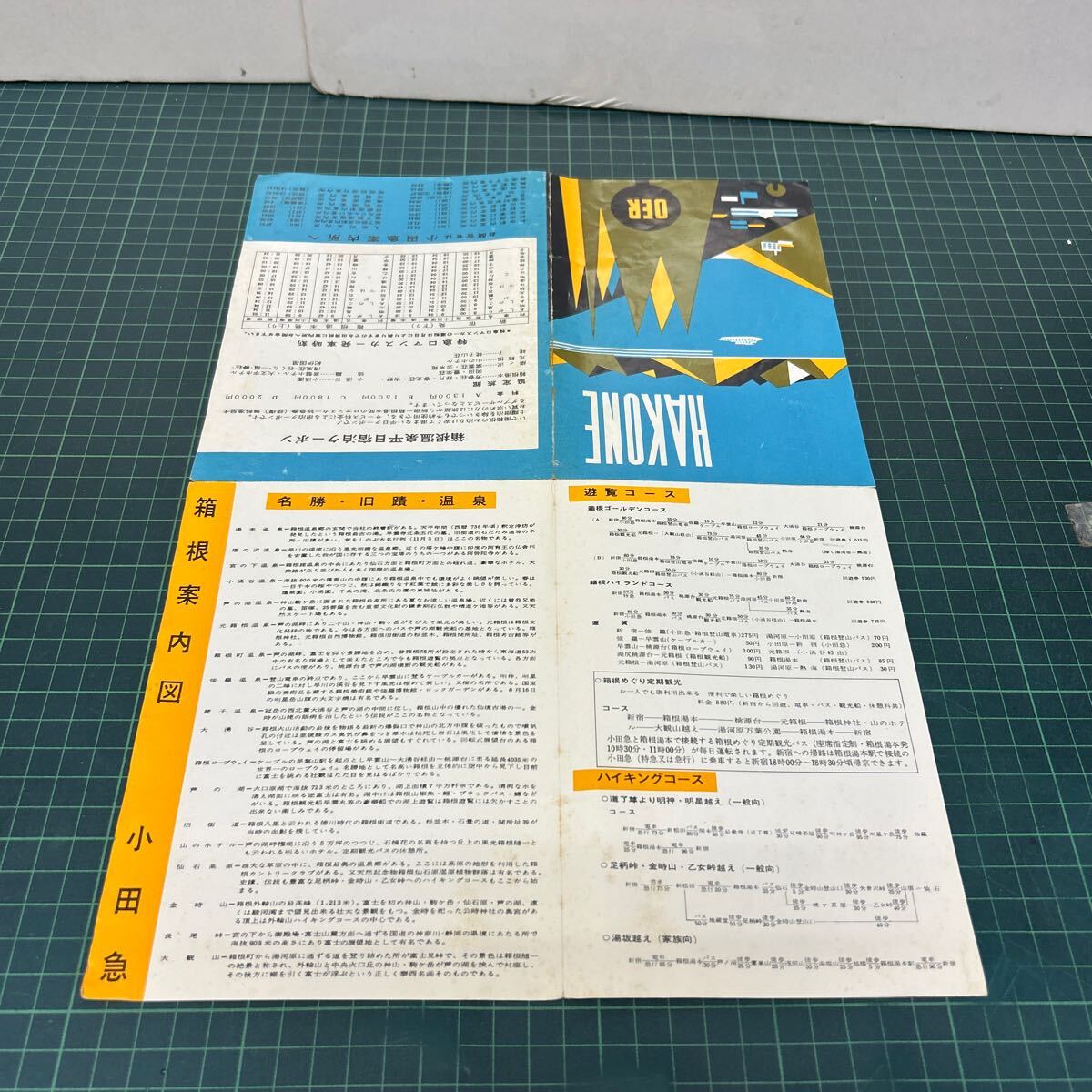  коробка корень путеводитель map маленький рисовое поле внезапный старый туристический путеводитель старая карта подлинная вещь редкий 