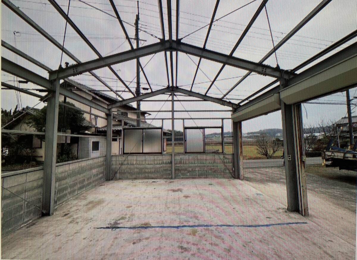 □□鉄骨倉庫骨組みセット 幅9820㎜奥行6220㎜高さ4148 ガレージ □□鉄骨倉庫骨組みセット 幅9820㎜奥行6220㎜高さ4148 ガレージ