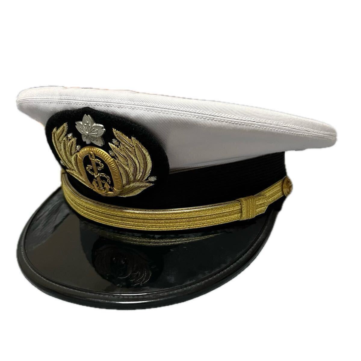 1円スタート 海上自衛隊 幹部制帽 高田帽子店 海自 制服 帽章 1円スタート 海上自衛隊 幹部制帽 高田帽子店 海自 制服 帽章