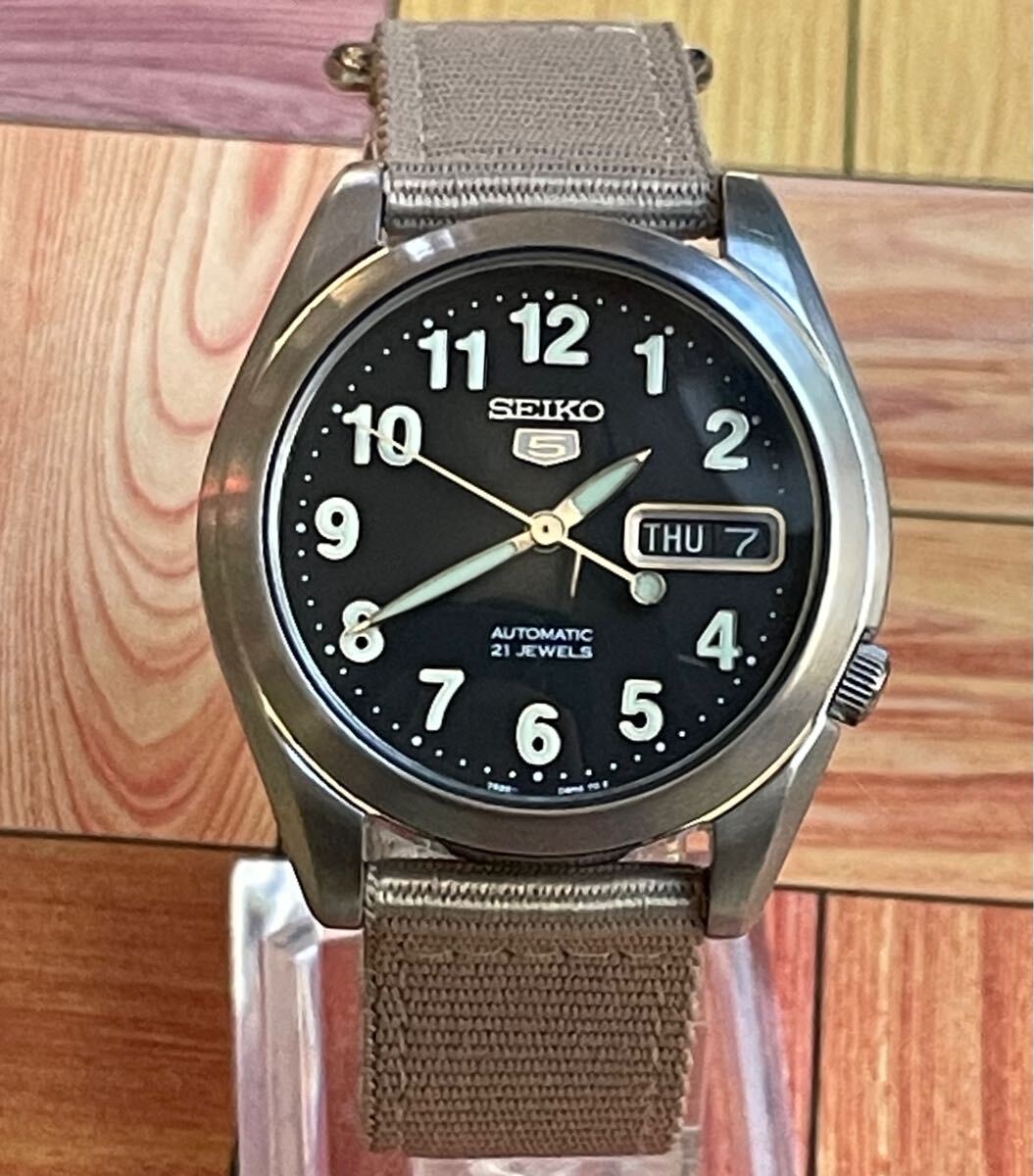 ミリタリーウォッチ セイコー SEIKO 21石 自動巻き automatic 裏 ミリタリーウォッチ セイコー SEIKO 21石 自動巻き automatic 裏