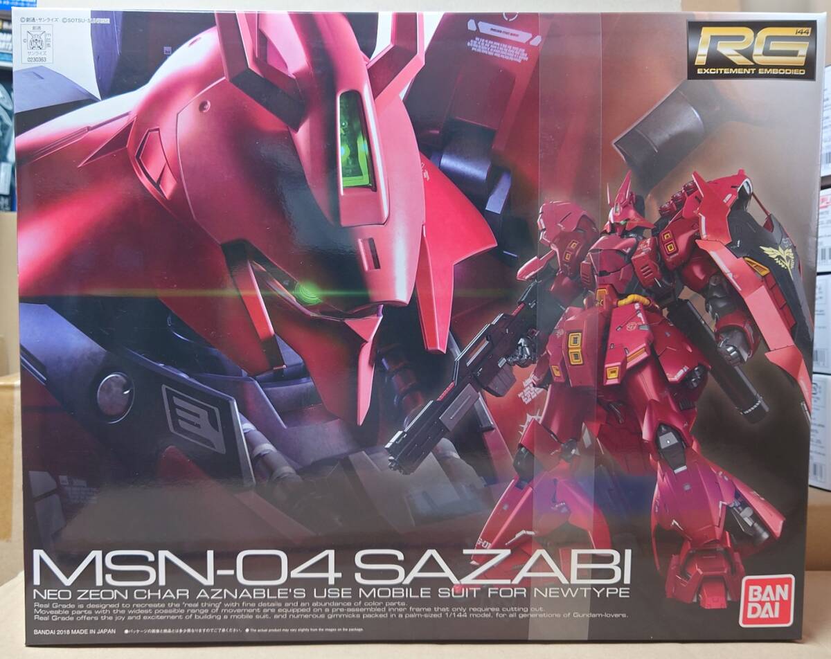 ★RG 1/144▼ サザビー & νガンダム & HWS拡張 & ダブルフィンファンネル拡張 & ブースターベッド▼逆襲のシャア★