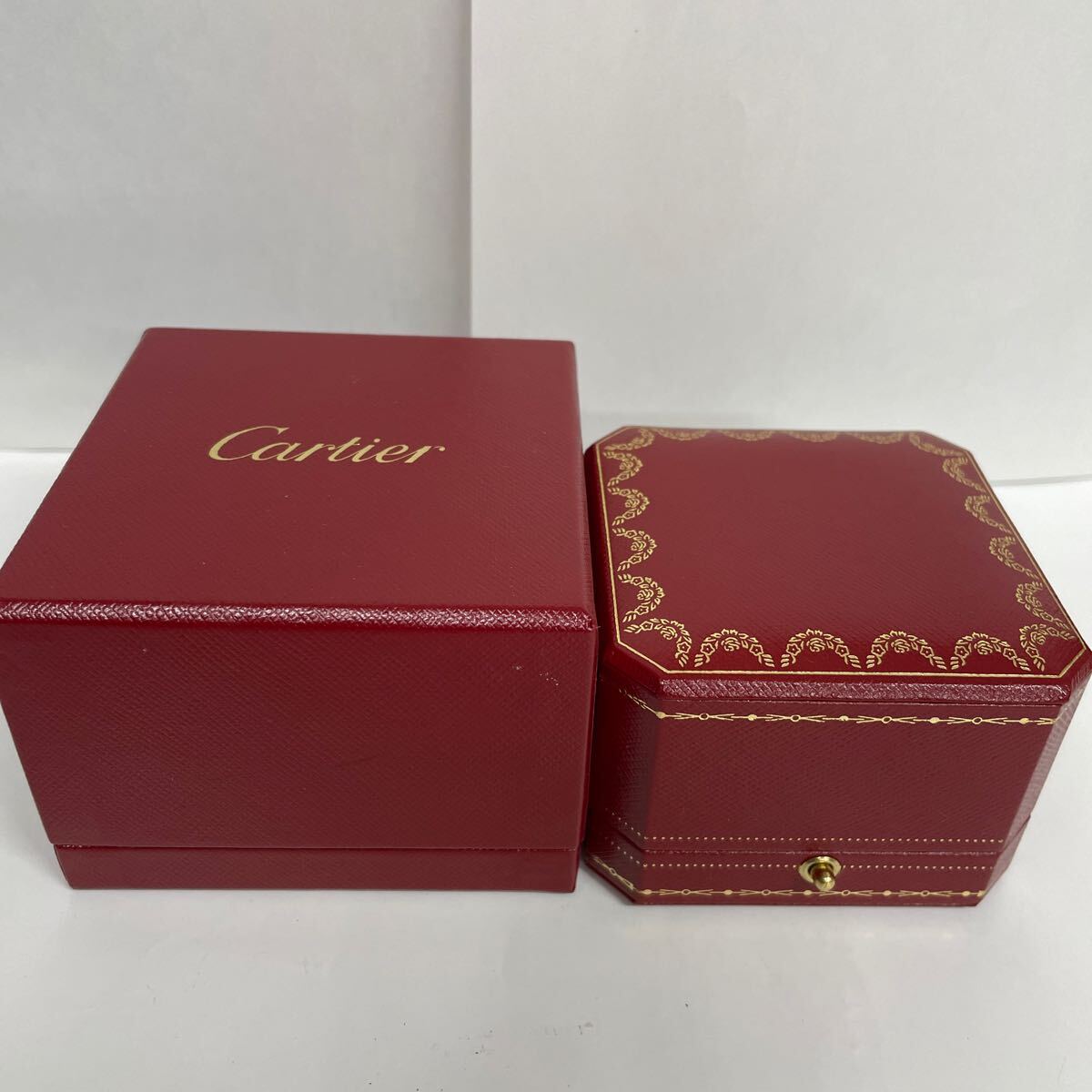 Cartier カルティエ 空箱　指輪用　リング用　ジュエリーケース　空き箱　化粧箱 BOX 空箱 ボックス　⑤