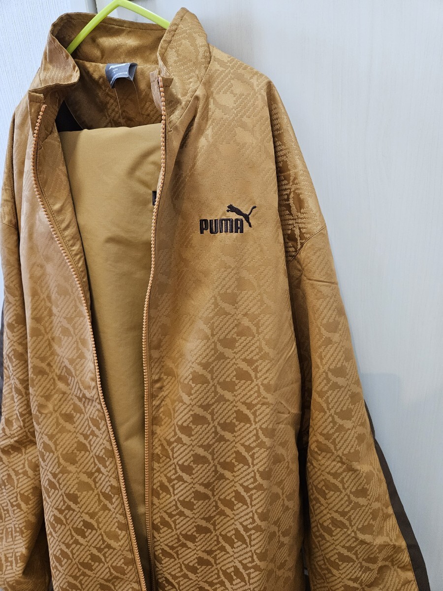 PUMA プーマ 防寒 セットアップ キャメル 上下セット XLサイズ PUMA プーマ 防寒 セットアップ キャメル 上下セット XLサイズ