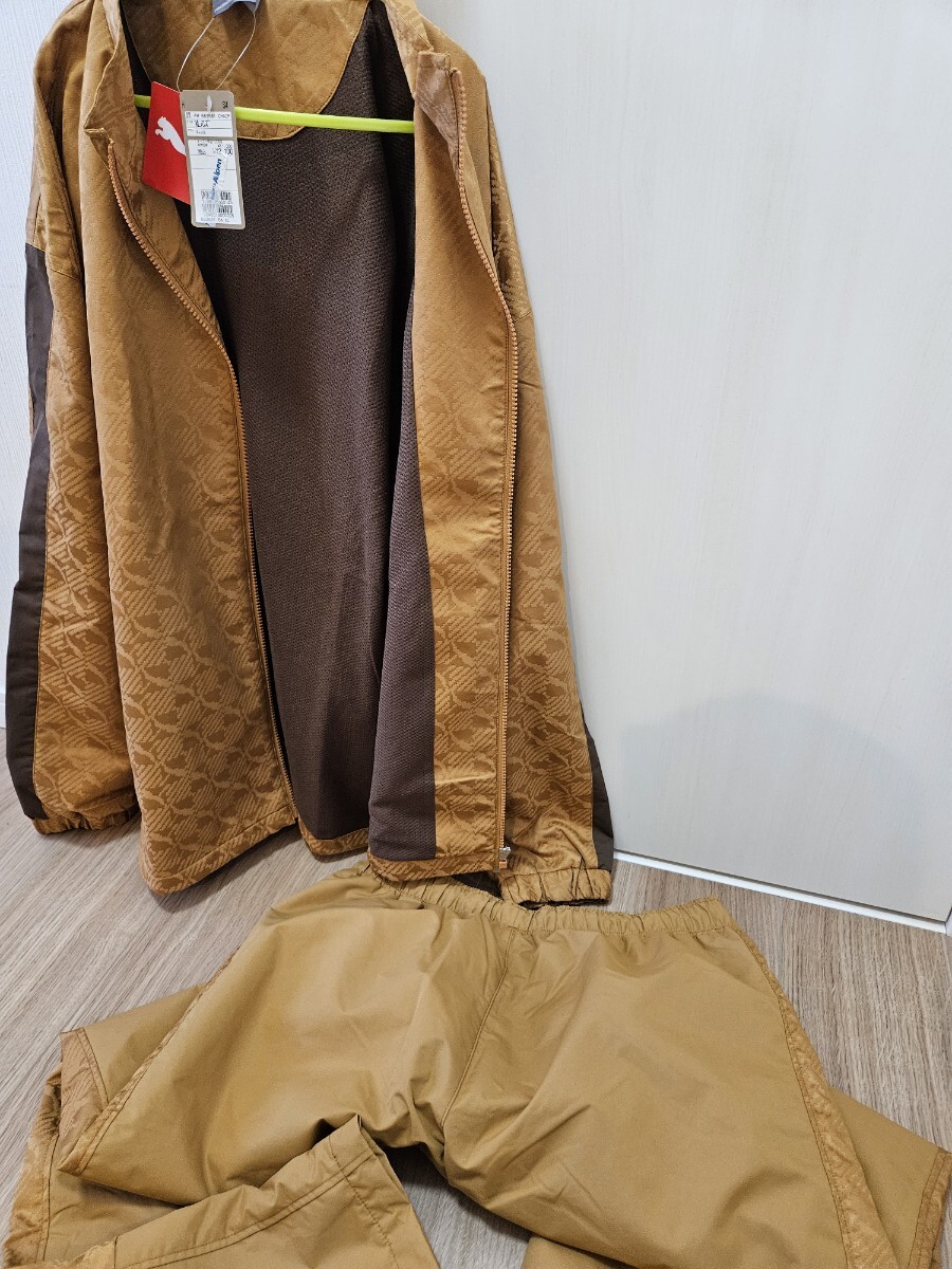 PUMA プーマ 防寒 セットアップ キャメル 上下セット XLサイズ PUMA プーマ 防寒 セットアップ キャメル 上下セット XLサイズ