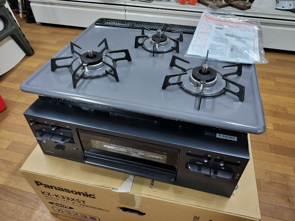 新品☆リンナイ ガステーブル 都市ガス(13A)用 左強火力 送料 新品☆リンナイ ガステーブル 都市ガス(13A)用 左強火力 送料