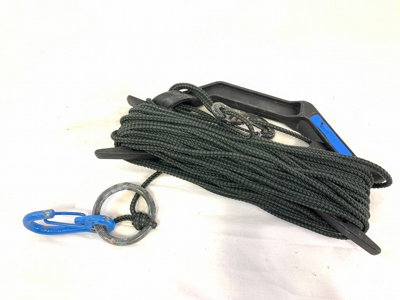 [ the US armed forces discharge goods ] fibre rope pala code hook attaching 15m rope Winder attaching camp outdoor (60) *AL4DK-W#24