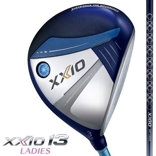 新品 女性用 ダンロップ 2024年 XXIO13 ゼクシオ13 ブルー FW 4W 18° 純正カーボン XXIO MP1300L (L) 日本仕様 レディース