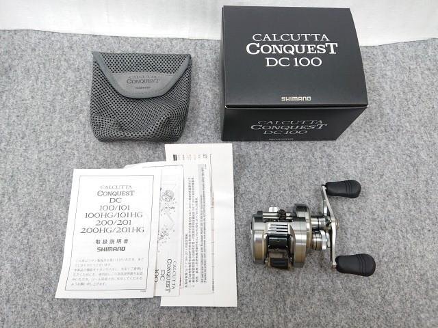 @【中古】 美品！ シマノ 20 カルカッタコンクエストDC 100 ベイトリール CALCUTTA CONQUEST DC