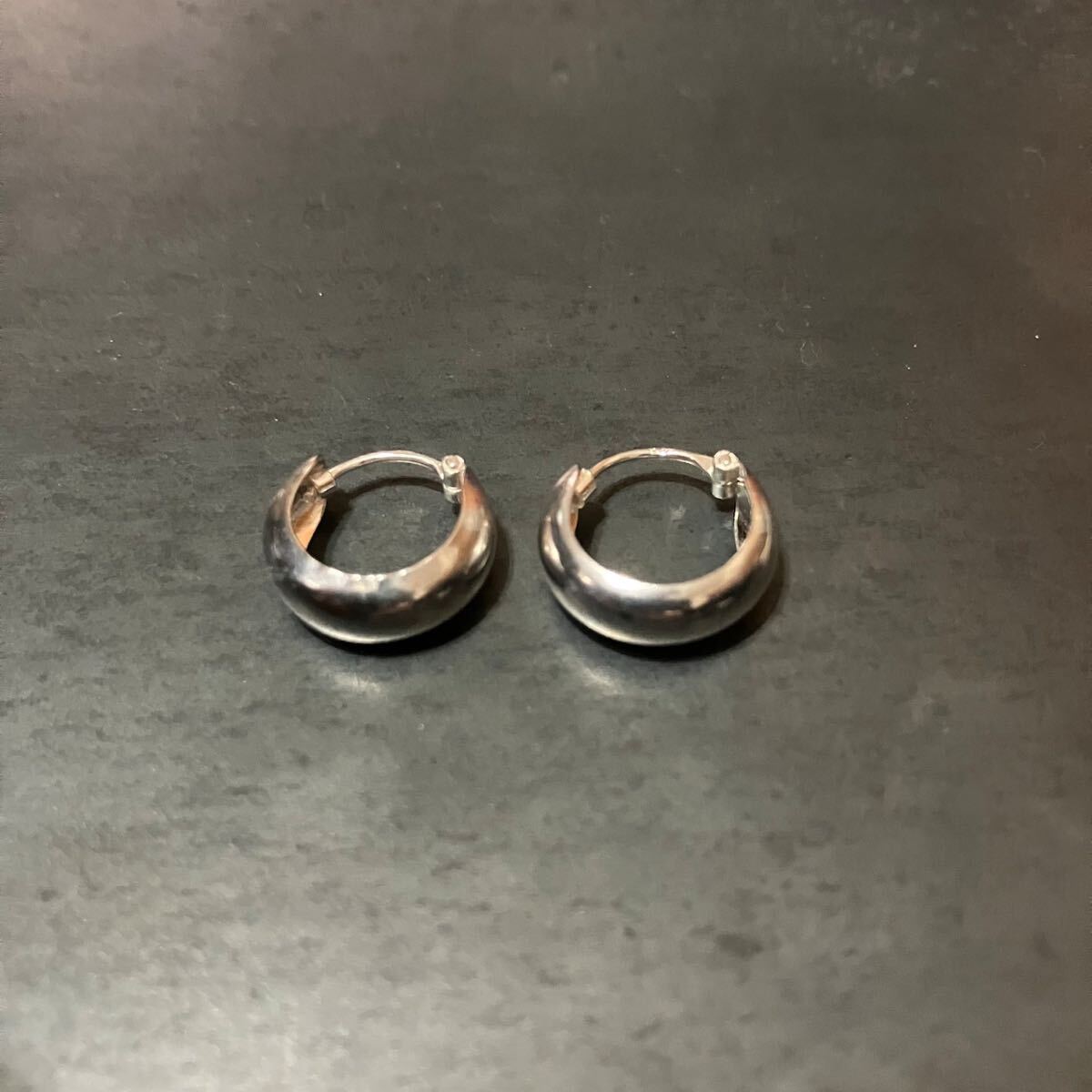 SILVER925 WIDE HOOP EARRINGS /シルバー/ピアス/イヤリング