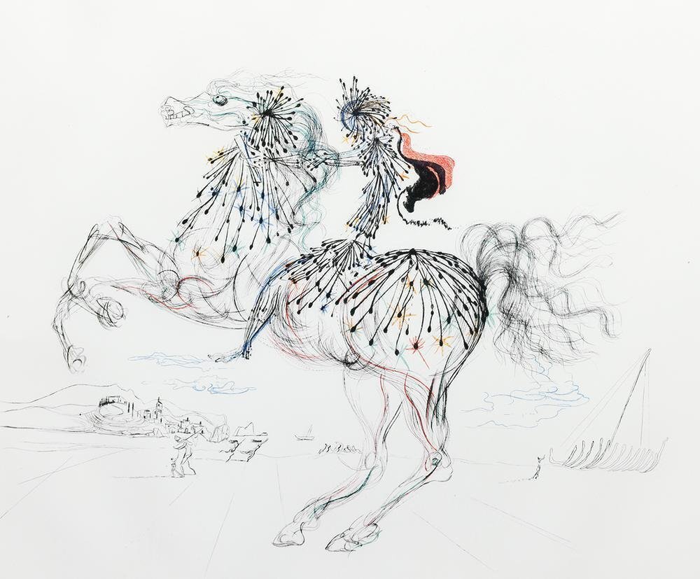 真作】【WISH】サルバドール・ダリ Salvador Dali「La 真作】【WISH】サルバドール・ダリ Salvador Dali「La