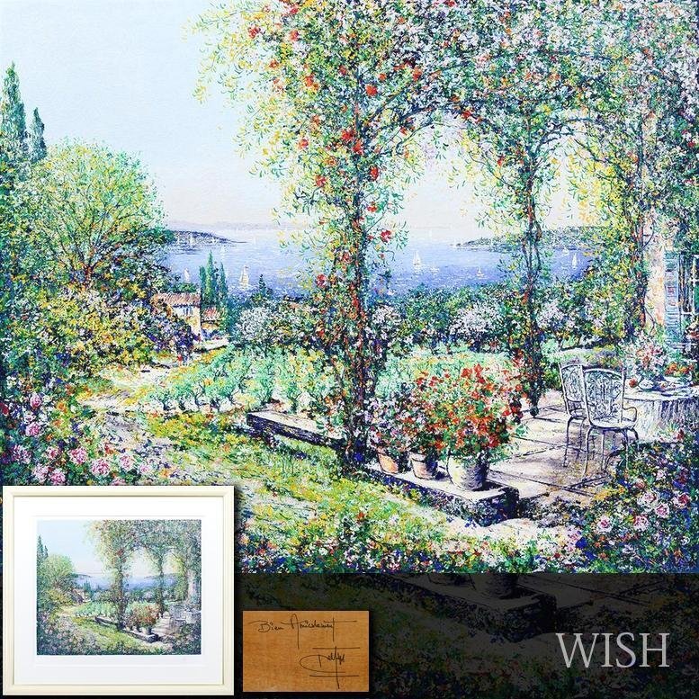 真作】【WISH】ギィ・デサップ Guy Dessapt「ハバ―ビューテラス 真作】【WISH】ギィ・デサップ Guy Dessapt「ハバ―ビューテラス