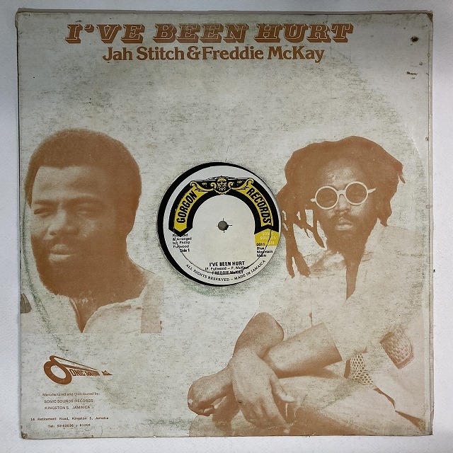 JAH STITCH/FREDDIE MACKAY / I'VE BEEN HURT (12インチシングル)