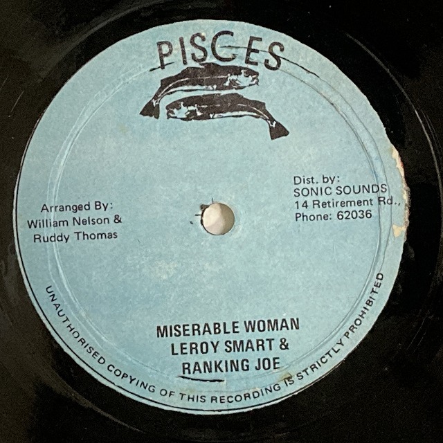 LEROY SMART / MISERABLE WOMAN (12インチシングル)
