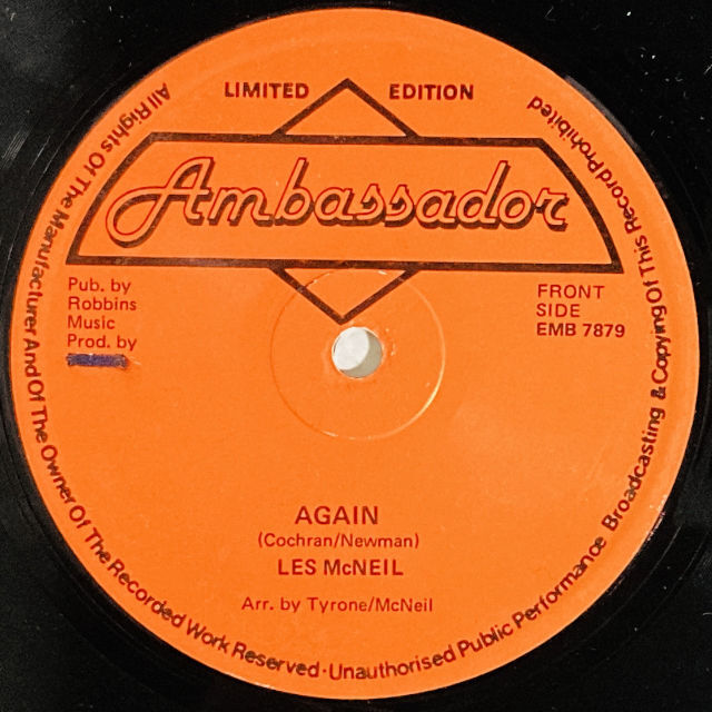 LES MCNEIL / AGAIN (12インチシングル)