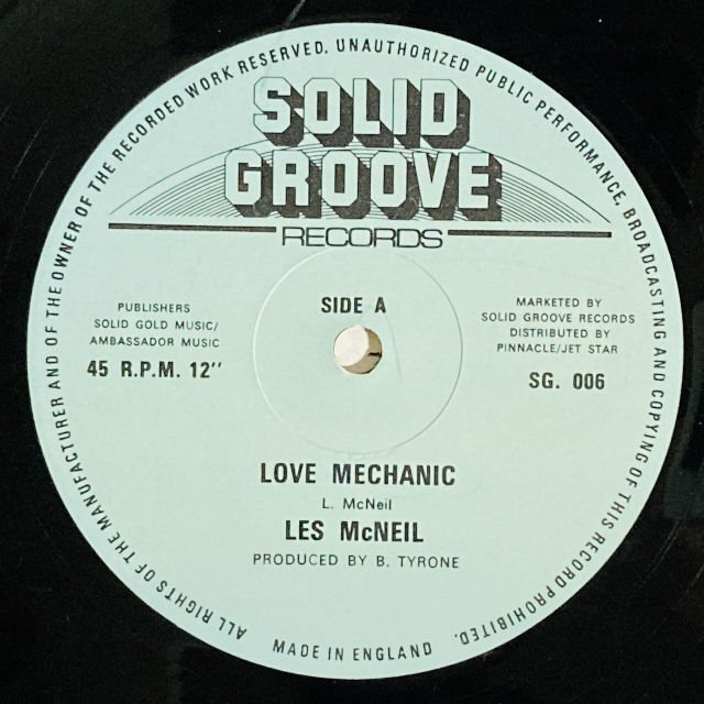 LES MCNEIL / LOVE MECHANIC (12インチシングル)