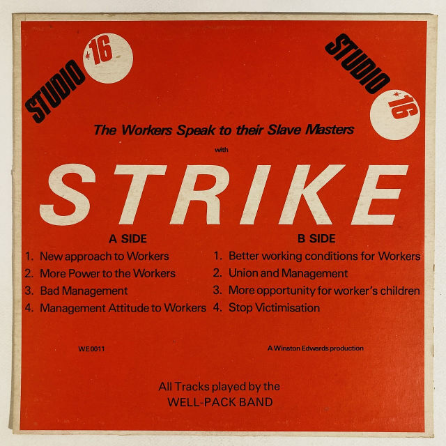 !_WELL PACK BAND / WORKERS SPEAK TO THEIR SLAVE MASTERS WITH STRIKE (UK-ORIGINAL)