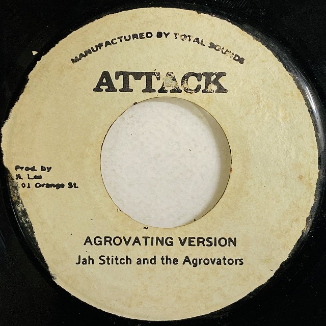 JAH STITCH & JACKIE MITTOO / AGROVATING VERSION (7インチシングル)