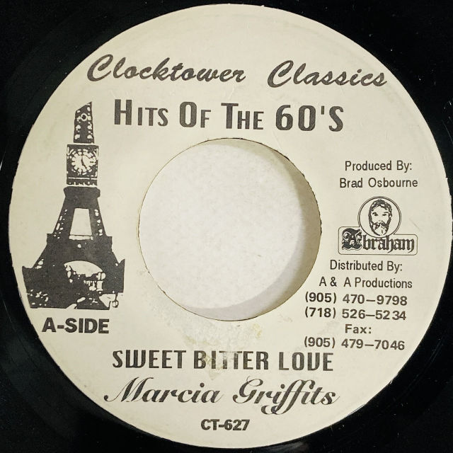 MARCIA GRIFFITS / SWEET BITTER LOVE (7インチシングル)