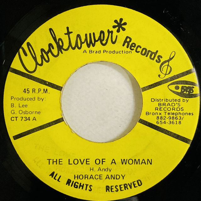 HORACE ANDY / LOVE OF A WOMAN (7インチシングル)