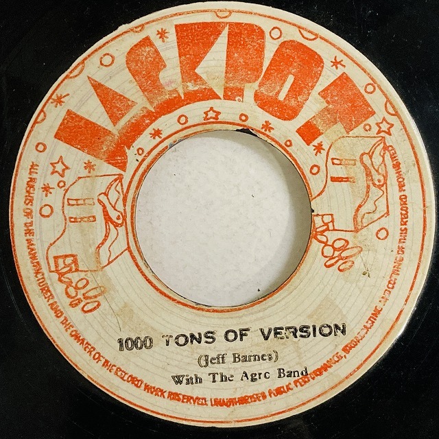 JEFF BARNES / 1000 TON OF VERSION (7インチシングル)