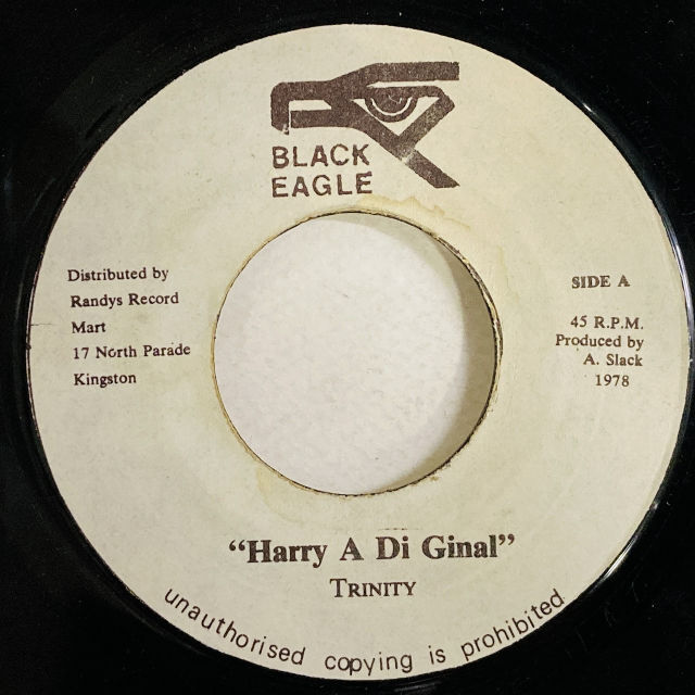 TRINITY / HARRY A DI GINAL (7インチシングル)