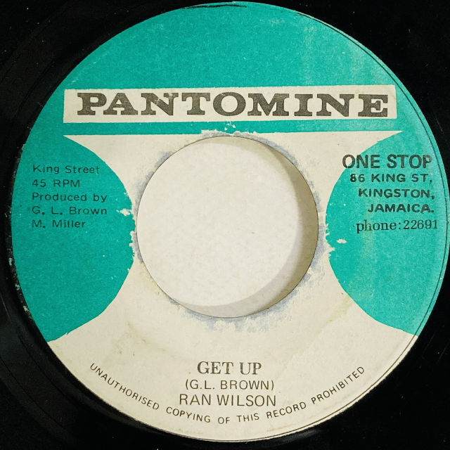 RAN WILSON / GET UP (7インチシングル)