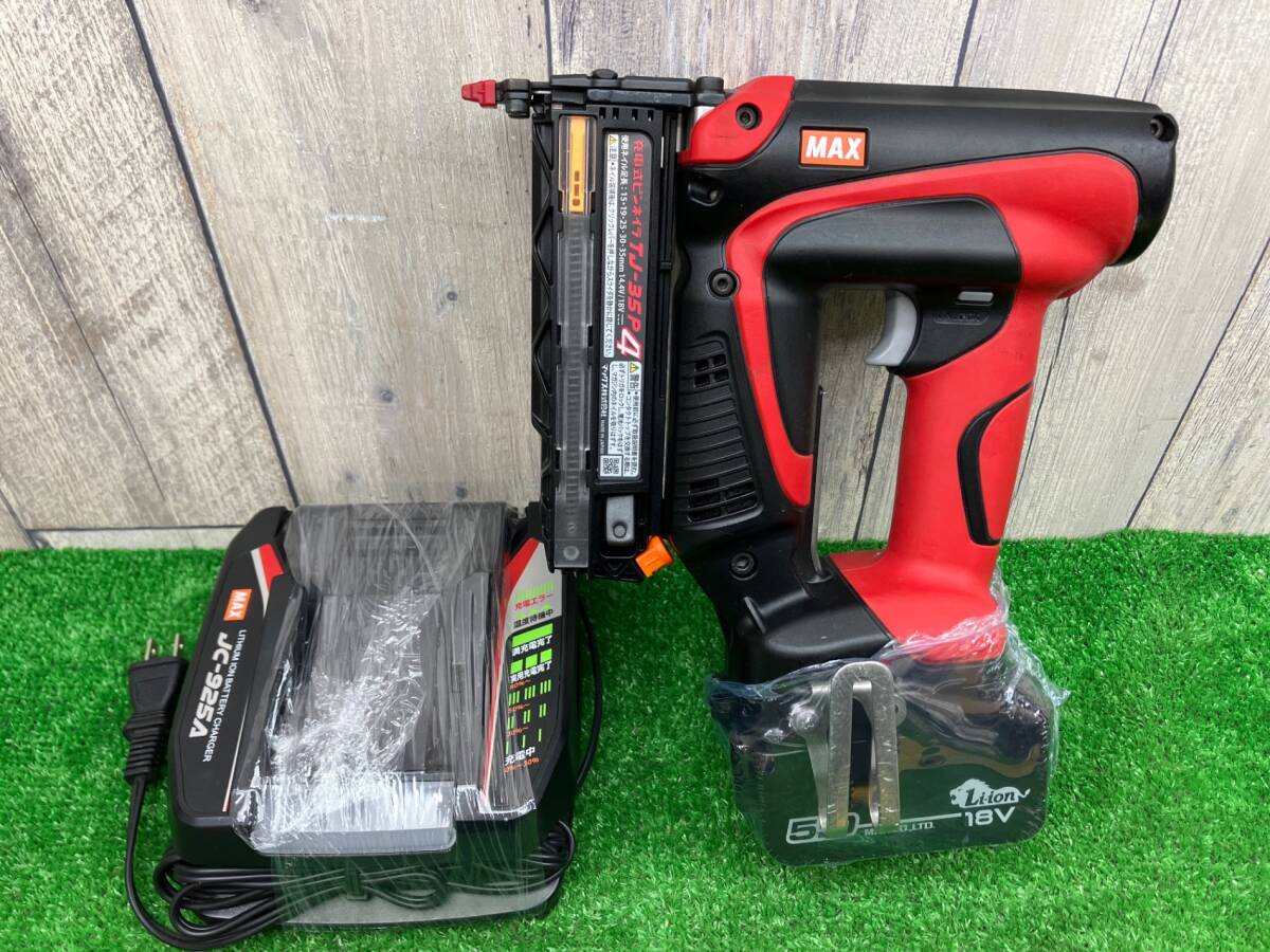 送料無料！【中古品】◇マックス(MAX) コードレスピンネイラ TJ-35P4-BC/1850A◇アクトツール富山店◇Ｉ