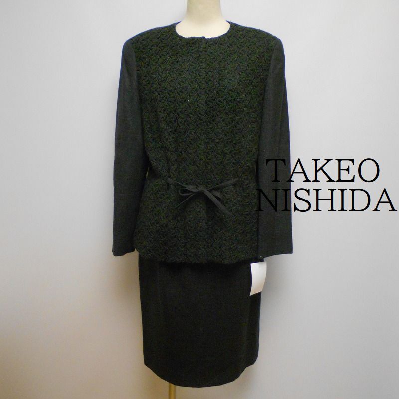 924432 TAKEO NISHIDA タケオニシダ グレー系 セットアップ 11
